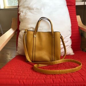Yellow mustard crossbody
